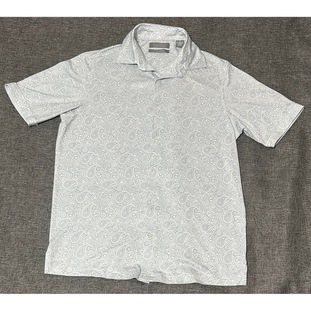 Daniel Cremieux Men's S Paisley Short‎ Sleeve Shirt